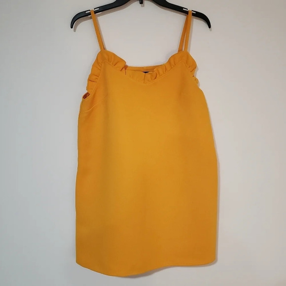 TOPSHOP Ruffled Mini Dress - Picture 1 of 6